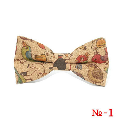 Marka Elegantna muška vintage leptir leptir leptir s motivom cvijeća i ptica za muškarce Vjenčanje, ležerne životinje Retro drvena leptir leptir leptir dodaci