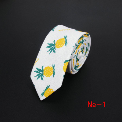 Lanena pamučna crtana kravata za muškarce Žene Uska kravata za vjenčanje Ležerne životinjske kravate Klasična odijela Smiješne tanke kravate