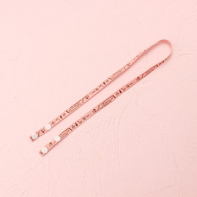 Állítható biztonságú arcmaszk zsinór Kényelmes, kényelmes tartó kötél, leesésgátló maszk, akasztós nyakba, kötőfék kötelek leejtőhajó