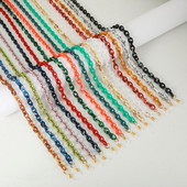 Θήκη αλυσίδας Skyrim Hot ακρυλικά γυαλιά Κόκκινο καφέ μαύρο αλυσίδες γυαλιών ηλίου Κορδόνι γυαλιών κορδόνι λαιμόκοψη Δώρο για γυναίκες