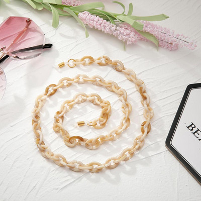 Θήκη αλυσίδας Skyrim Hot ακρυλικά γυαλιά Κόκκινο καφέ μαύρο αλυσίδες γυαλιών ηλίου Κορδόνι γυαλιών κορδόνι λαιμόκοψη Δώρο για γυναίκες