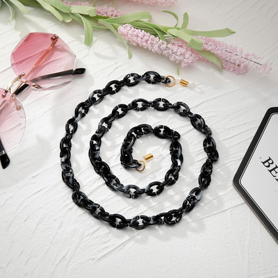 Θήκη αλυσίδας Skyrim Hot ακρυλικά γυαλιά Κόκκινο καφέ μαύρο αλυσίδες γυαλιών ηλίου Κορδόνι γυαλιών κορδόνι λαιμόκοψη Δώρο για γυναίκες