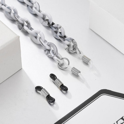 Θήκη αλυσίδας Skyrim Hot ακρυλικά γυαλιά Κόκκινο καφέ μαύρο αλυσίδες γυαλιών ηλίου Κορδόνι γυαλιών κορδόνι λαιμόκοψη Δώρο για γυναίκες