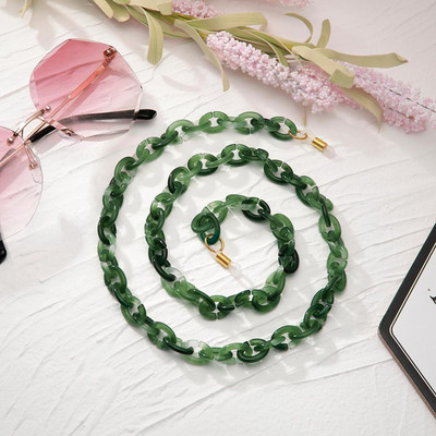 Θήκη αλυσίδας Skyrim Hot ακρυλικά γυαλιά Κόκκινο καφέ μαύρο αλυσίδες γυαλιών ηλίου Κορδόνι γυαλιών κορδόνι λαιμόκοψη Δώρο για γυναίκες