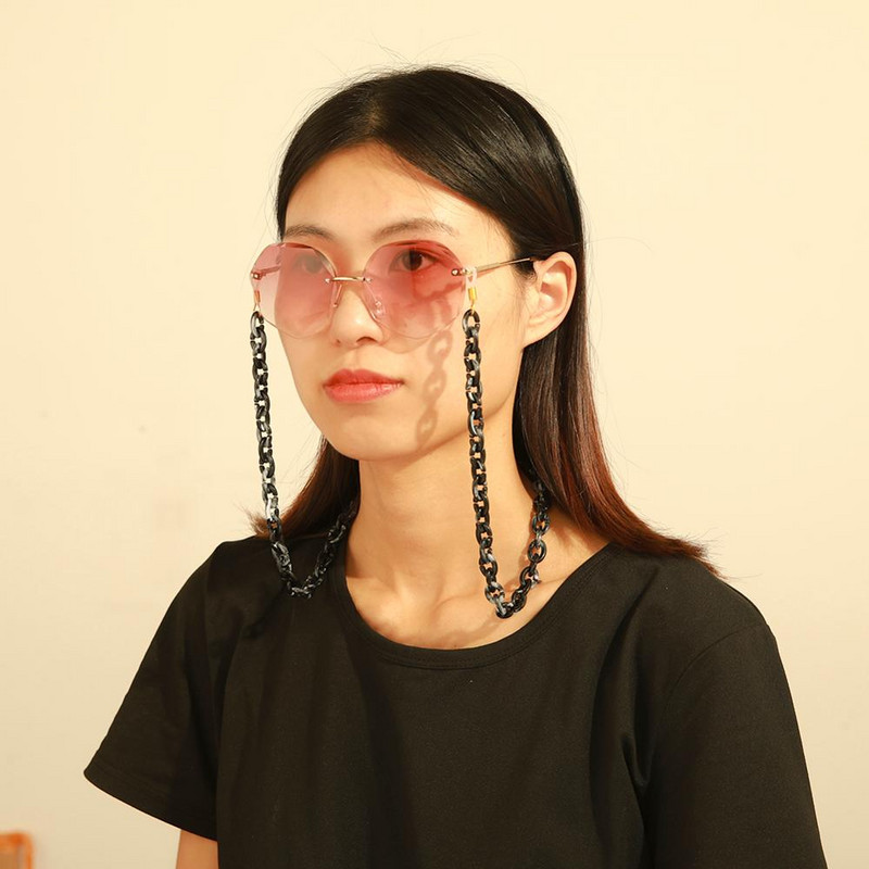 Θήκη αλυσίδας Skyrim Hot ακρυλικά γυαλιά Κόκκινο καφέ μαύρο αλυσίδες γυαλιών ηλίου Κορδόνι γυαλιών κορδόνι λαιμόκοψη Δώρο για γυναίκες