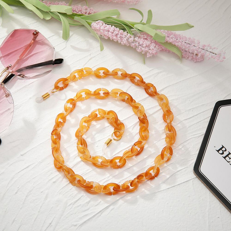 Θήκη αλυσίδας Skyrim Hot ακρυλικά γυαλιά Κόκκινο καφέ μαύρο αλυσίδες γυαλιών ηλίου Κορδόνι γυαλιών κορδόνι λαιμόκοψη Δώρο για γυναίκες