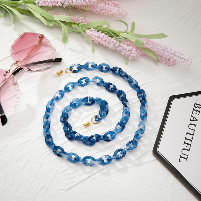 Θήκη αλυσίδας Skyrim Hot ακρυλικά γυαλιά Κόκκινο καφέ μαύρο αλυσίδες γυαλιών ηλίου Κορδόνι γυαλιών κορδόνι λαιμόκοψη Δώρο για γυναίκες