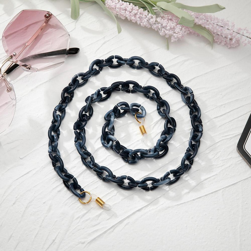 Θήκη αλυσίδας Skyrim Hot ακρυλικά γυαλιά Κόκκινο καφέ μαύρο αλυσίδες γυαλιών ηλίου Κορδόνι γυαλιών κορδόνι λαιμόκοψη Δώρο για γυναίκες