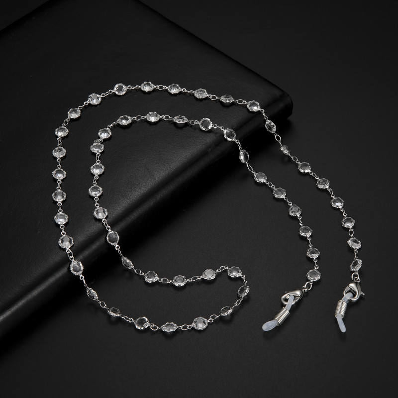 Skyrim, mărgele de cristal pentru femei, ochelari de soare, lanțuri pentru ochelari, curele pentru gât, frânghie, pentru ochelari, accesorii, lanț pentru mască