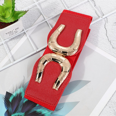 Divatos fém csatos női rugalmas, széles övvel díszített ruha öv strassz övek női luxus dizájner márka fekete