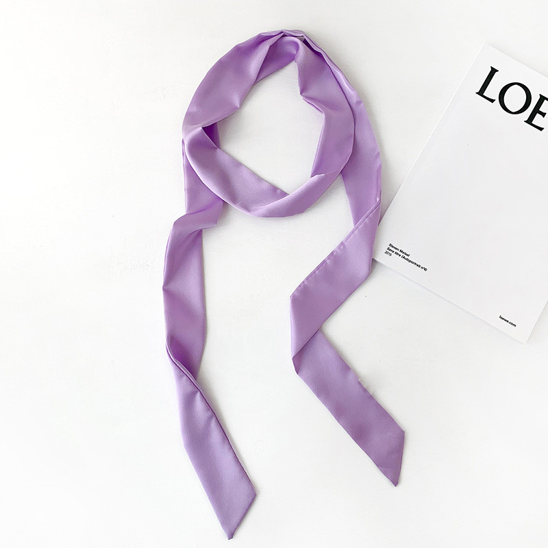 2022-es tiszta, kétrétegű, keskeny, meghosszabbítható ruhaöv nőknek Imation selyem nyakkendők hajpánt táska szalagok női kalapszalagok