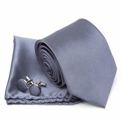 Férfi nyakkendő Cravat mandzsettagombok szett divatos nyakkendők férfiaknak Zsebkendő Party Férfi Ajándékok férfiaknak Esküvői nyakkendő Kiegészítők nagykereskedelme