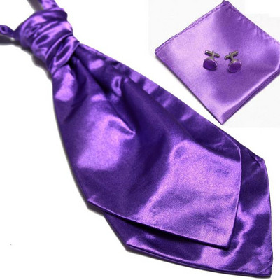 HOOYI 2019 olcsó masszív férfi nyakkendő szett Hanky mandzsettagombok divatos nyakkendő cravate ascot nyakbavaló nyakkendő Pocket square