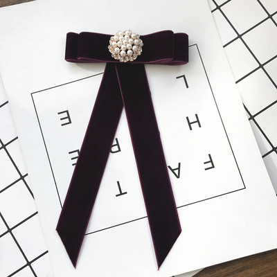Vintage csokornyakkendő bársony női fej gyémánt szalag bojt bross elegáns lányok elegáns ékszer gallér kitűző lány nyakkendő ajándék férfiaknak