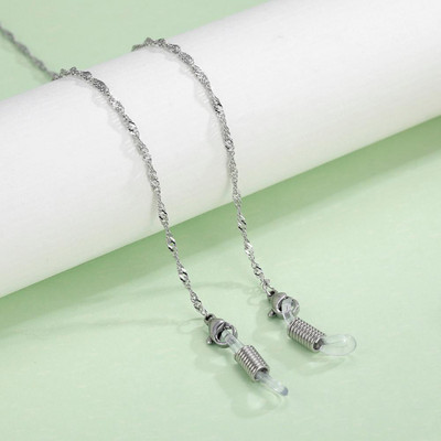 Skyrim rozsdamentes acél gyöngyökkel díszített szemüvegek lánc nyakpánt női arany színű napszemüveg doboz láncok szemüveg zsinór szemüveg nyakpánt kötél