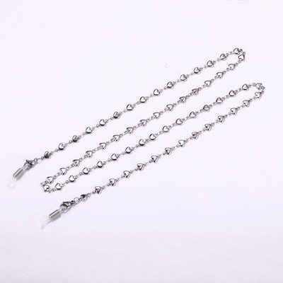 Skyrim rozsdamentes acél gyöngyökkel díszített szemüvegek lánc nyakpánt női arany színű napszemüveg doboz láncok szemüveg zsinór szemüveg nyakpánt kötél