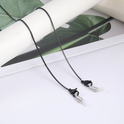 Skyrim rozsdamentes acél gyöngyökkel díszített szemüvegek lánc nyakpánt női arany színű napszemüveg doboz láncok szemüveg zsinór szemüveg nyakpánt kötél