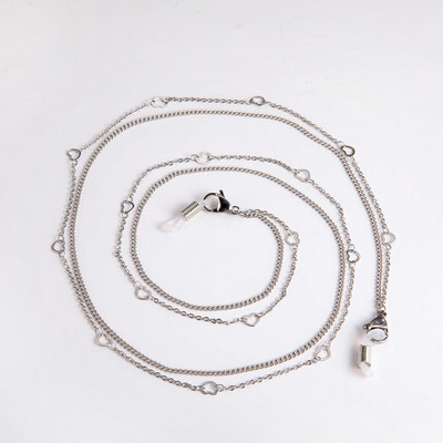 Skyrim rozsdamentes acél gyöngyökkel díszített szemüvegek lánc nyakpánt női arany színű napszemüveg doboz láncok szemüveg zsinór szemüveg nyakpánt kötél