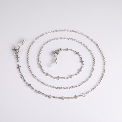 Skyrim rozsdamentes acél gyöngyökkel díszített szemüvegek lánc nyakpánt női arany színű napszemüveg doboz láncok szemüveg zsinór szemüveg nyakpánt kötél