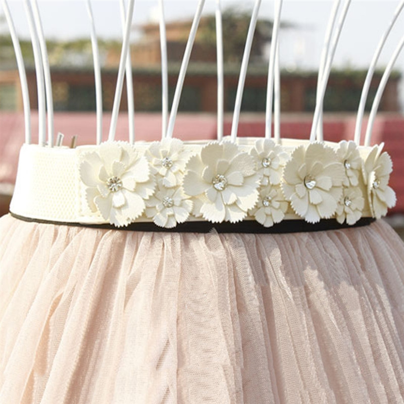 Öv Női Divat Virág Rugalmas sztreccs deréköv Széles gumírozott derékpántok Lányruha Kiegészítők