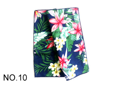 23*23CM Madinga saulėta gėlėta nosinelė miela viršutinė medvilninė polly Handky vyrams Kasdieninė gėlė, vyriška kišenė