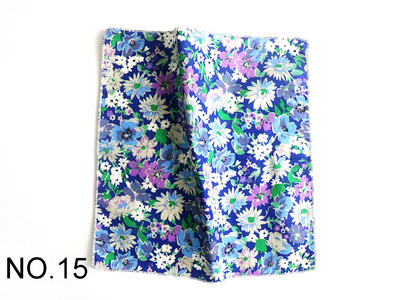 23*23CM Madinga saulėta gėlėta nosinelė miela viršutinė medvilninė polly Handky vyrams Kasdieninė gėlė, vyriška kišenė