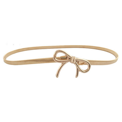 Elastični ženski pojasevi u obliku srca Metalni lanac Bowknot Femme Zlatni pojasevi Ženska haljina Džemper Pojasevi oko struka ceinture femme cinturon mujer