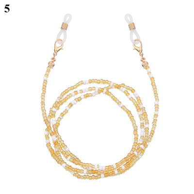 Boho viseća maska, lančići, držač za djevojčice, dječake, šarene ogrlice s perlama, naočale, uže za užad, djeca, studenti, uže za vrat, remen