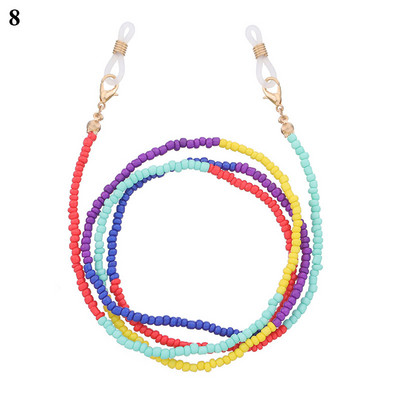 Boho viseća maska, lančići, držač za djevojčice, dječake, šarene ogrlice s perlama, naočale, uže za užad, djeca, studenti, uže za vrat, remen