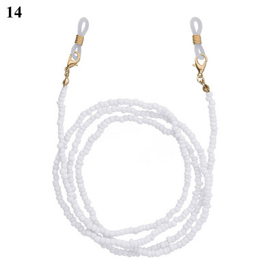 Boho viseća maska, lančići, držač za djevojčice, dječake, šarene ogrlice s perlama, naočale, uže za užad, djeca, studenti, uže za vrat, remen