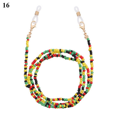 Boho viseća maska, lančići, držač za djevojčice, dječake, šarene ogrlice s perlama, naočale, uže za užad, djeca, studenti, uže za vrat, remen