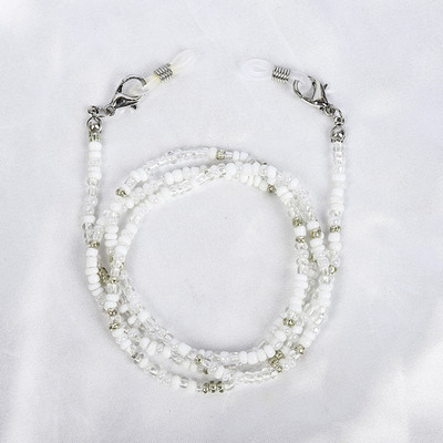 Boho viseća maska, lančići, držač za djevojčice, dječake, šarene ogrlice s perlama, naočale, uže za užad, djeca, studenti, uže za vrat, remen