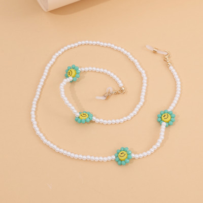 Kristálygyöngyös szemüveglánc bohém szemüvegkötél napszemüveg zsinór arcmaszkok láncok tartó Divatos nyakpánt, ajándék nőknek