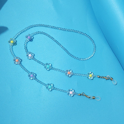 Kristálygyöngyös szemüveglánc bohém szemüvegkötél napszemüveg zsinór arcmaszkok láncok tartó Divatos nyakpánt, ajándék nőknek