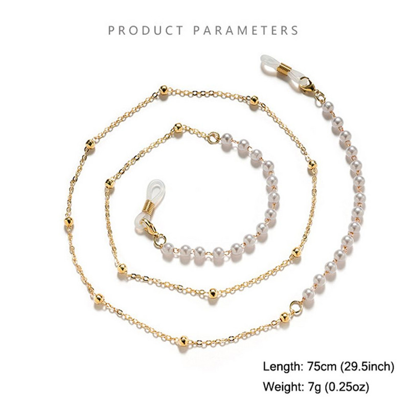 Sunčane naočale Lanyard Ogrlica za žene Trendy biseri Naočale Lanci Naočale Uzica Modni nakit Poklon Dodaci za naočale