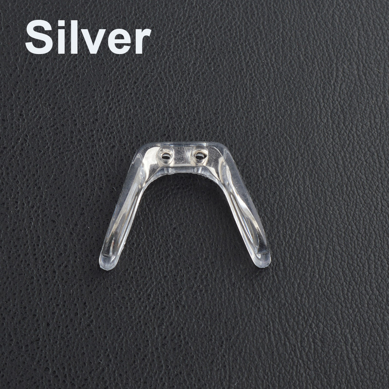 2db nagykereskedelmi híd összeillesztett szilikon orrpárna fém maggal szemüveg szemüveg orrpárna