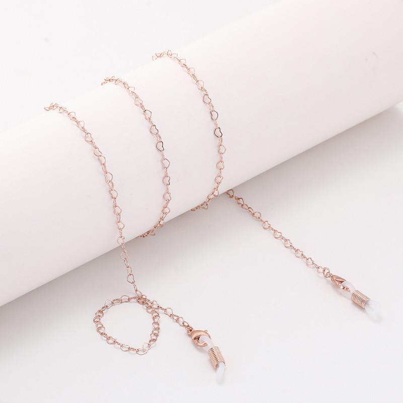 Skyrim naočale u obliku srca, lanac, držač za vrpcu, remen za oko, uže, naočale, zlatne boje, srebrnasta vrpca za žene, sunčane naočale sa staklom za čitanje