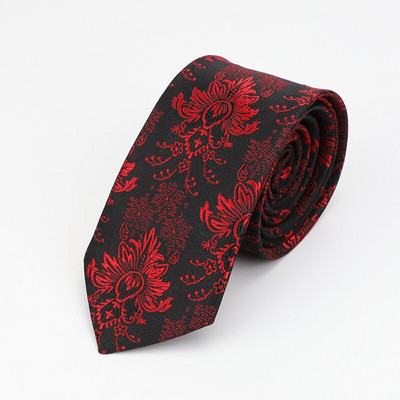 6 CM geometric gravata mens cravate lux barbat floral paisley cravate hombre clasic business casual pentru nunta