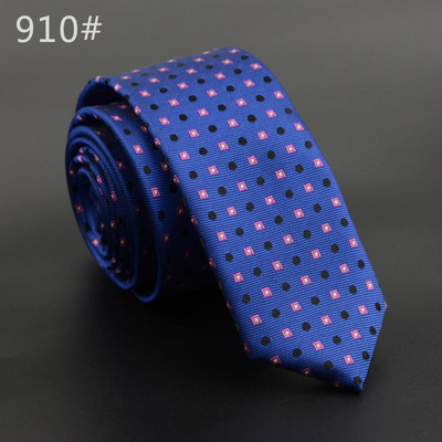 5 cm széles férfi nyakkendő Új divatos kockás nyakkendő Corbatas Gravata Jacquard szőtt vékony nyakkendő üzleti esküvői csíkos nyakkendő férfiaknak