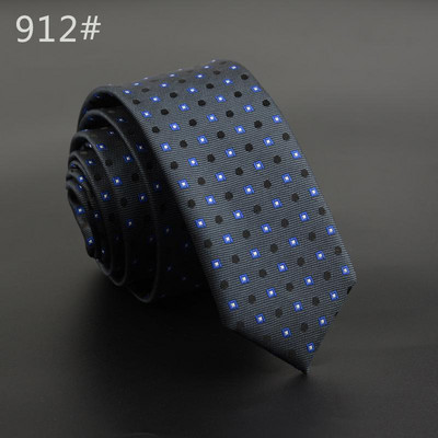 5 cm széles férfi nyakkendő Új divatos kockás nyakkendő Corbatas Gravata Jacquard szőtt vékony nyakkendő üzleti esküvői csíkos nyakkendő férfiaknak