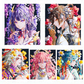 Genshin Impact Lens Clothes võluv prillide prillide puhastusvahend