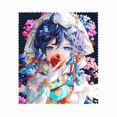 Genshin Impact Lens Clothes võluv prillide prillide puhastusvahend