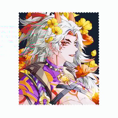 Genshin Impact Lens Clothes võluv prillide prillide puhastusvahend