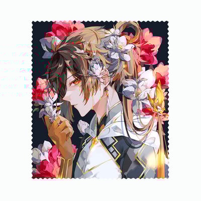 Genshin Impact Lens Clothes võluv prillide prillide puhastusvahend