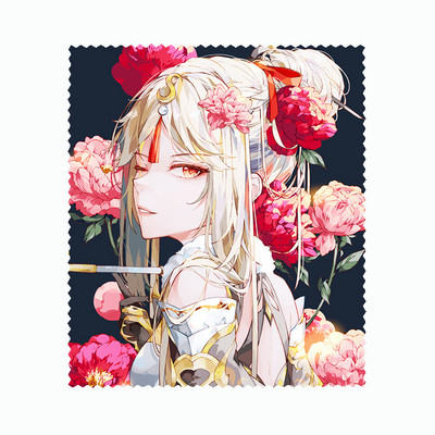 Genshin Impact Lens Clothes võluv prillide prillide puhastusvahend