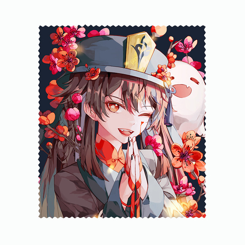 Genshin Impact Lens Clothes võluv prillide prillide puhastusvahend