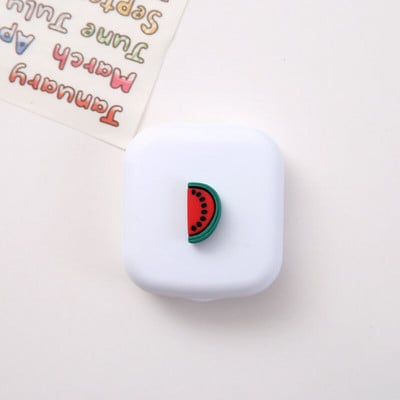 Candy Egyszínű Női Hordozható Aranyos Kontaktlencsék Dobozos Lencsetok Szemápoló Készlet Szemüvegtok Tartó Tartály Ajándék