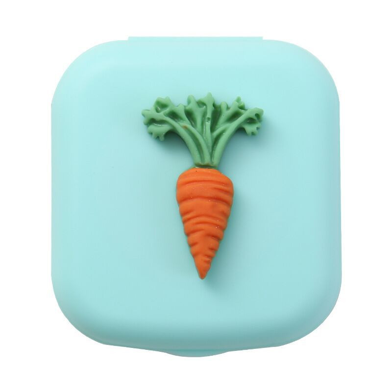 Candy Egyszínű Női Hordozható Aranyos Kontaktlencsék Dobozos Lencsetok Szemápoló Készlet Szemüvegtok Tartó Tartály Ajándék