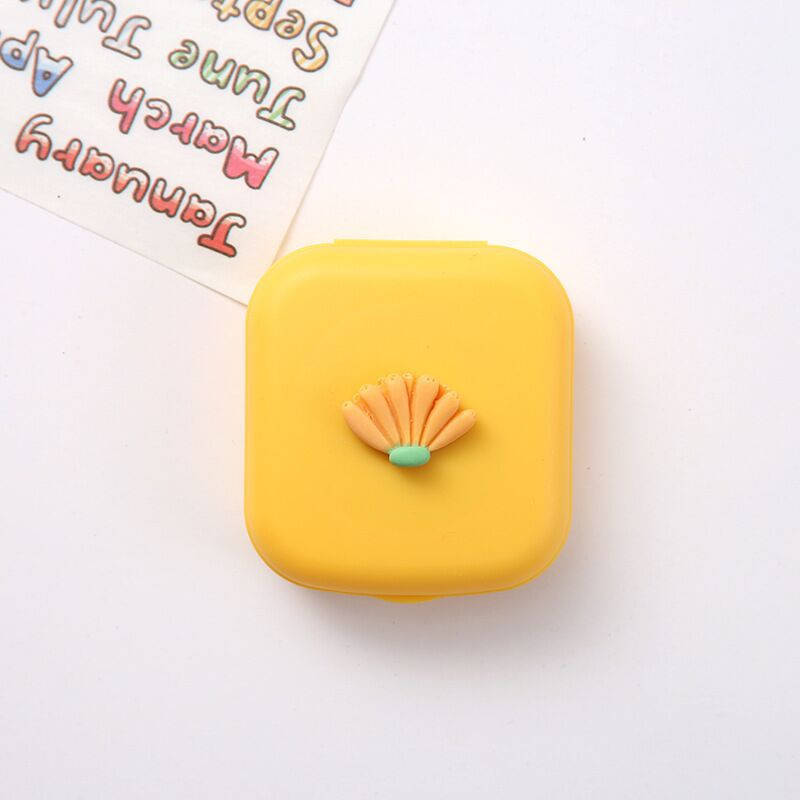 Candy Egyszínű Női Hordozható Aranyos Kontaktlencsék Dobozos Lencsetok Szemápoló Készlet Szemüvegtok Tartó Tartály Ajándék