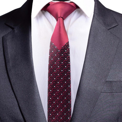 GUSLESON Mens Skinny Ties Luxus virágos kockás nyakkendő Hombre 6 cm Gravata Slim Tie Dots Klasszikus üzleti esküvői nyakkendő férfiaknak